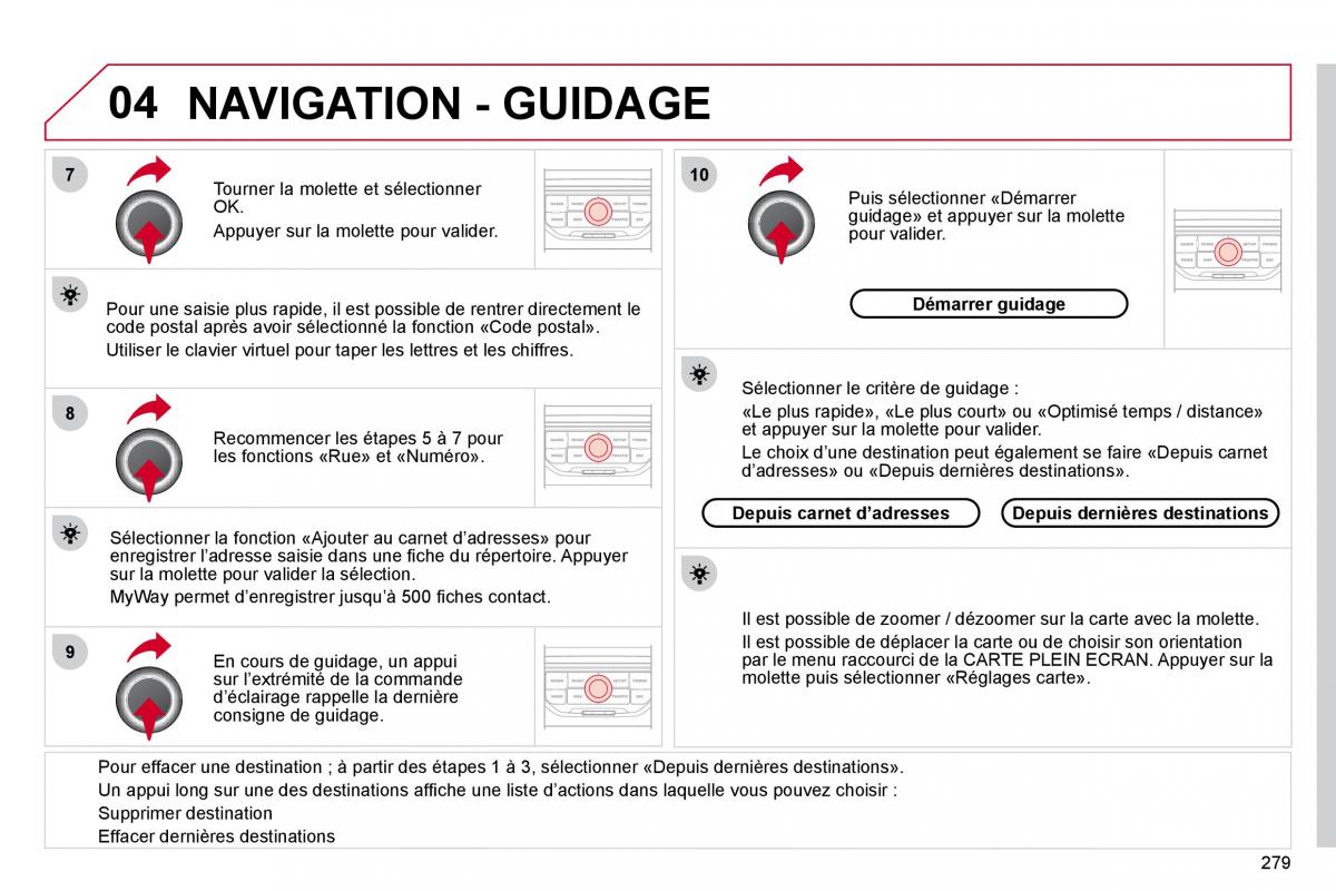 Citroen C4 Picasso I 1 owners manual manuel du proprietaire / page 277