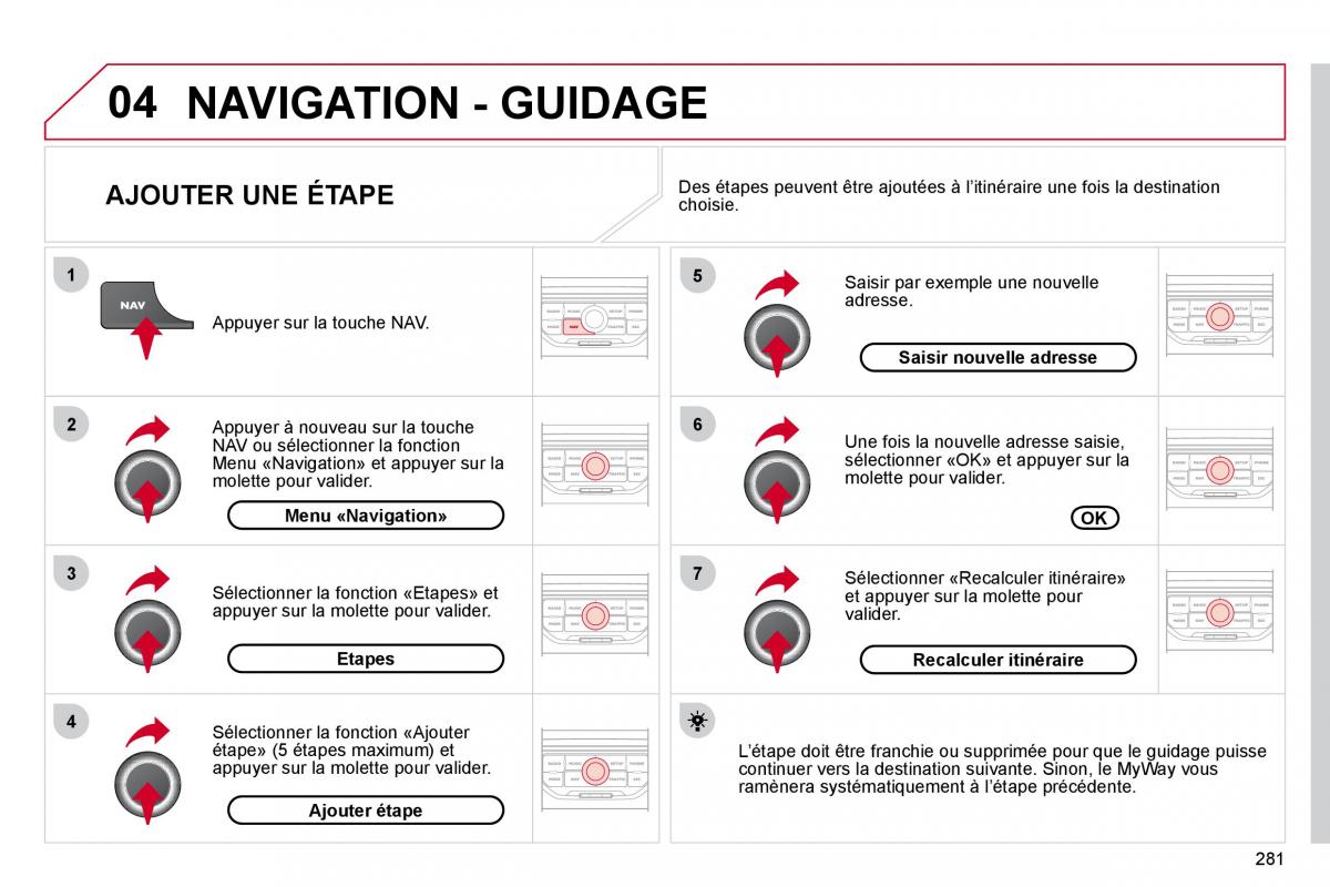 Citroen C4 Picasso I 1 owners manual manuel du proprietaire / page 279