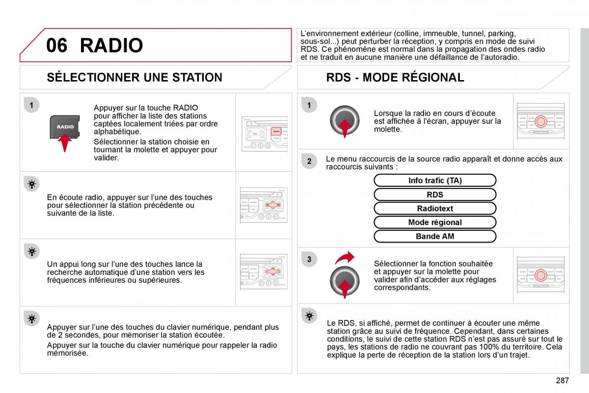 Citroen C4 Picasso I 1 owners manual manuel du proprietaire / page 285