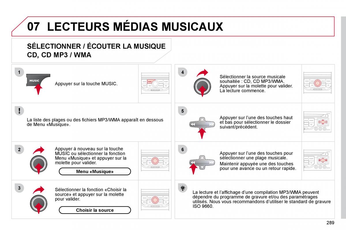 Citroen C4 Picasso I 1 owners manual manuel du proprietaire / page 287