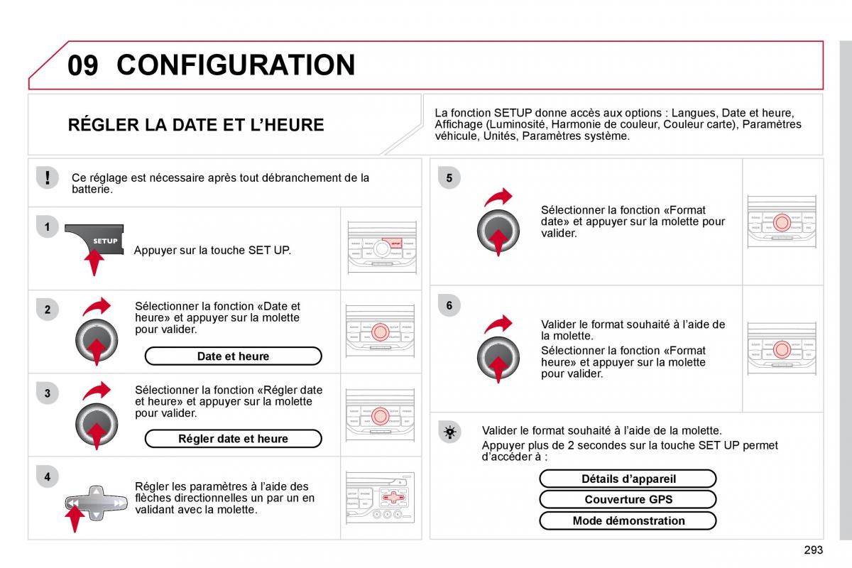 Citroen C4 Picasso I 1 owners manual manuel du proprietaire / page 291