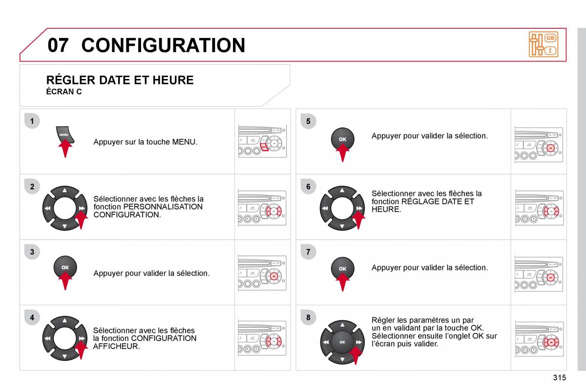 Citroen C4 Picasso I 1 owners manual manuel du proprietaire / page 313