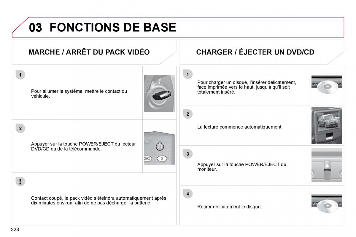 Citroen C4 Picasso I 1 owners manual manuel du proprietaire / page 326