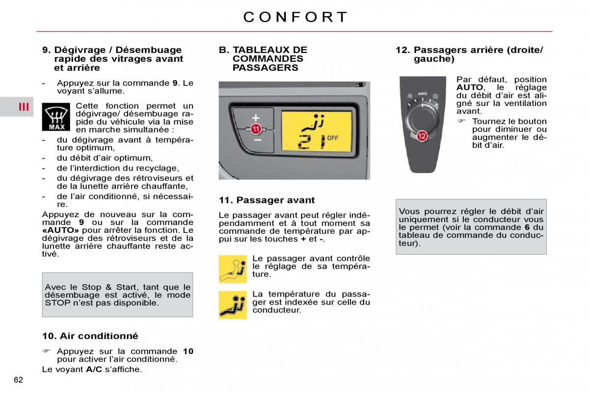 Citroen C4 Picasso I 1 owners manual manuel du proprietaire / page 52