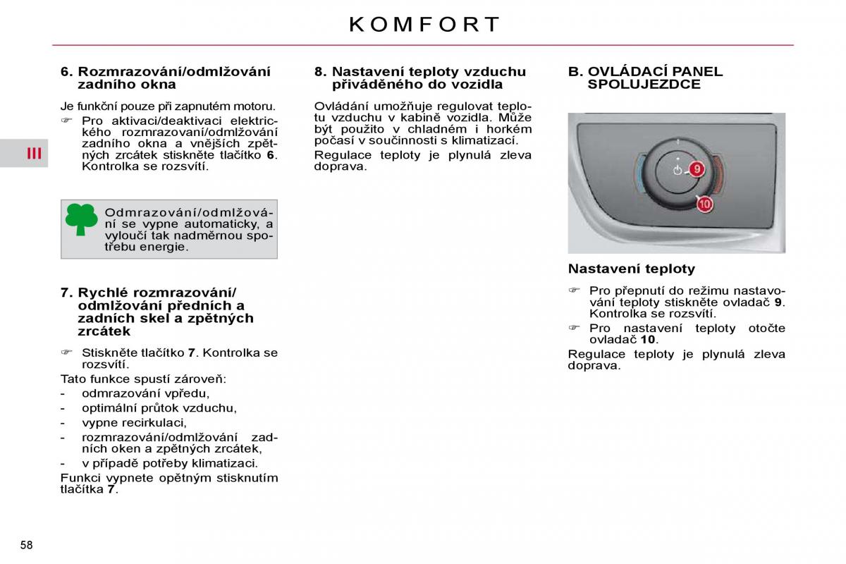 Citroen C4 Picasso I 1 owners manual navod k obsludze / page 56