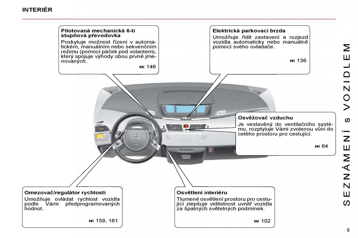 Citroen C4 Picasso I 1 owners manual navod k obsludze / page 6