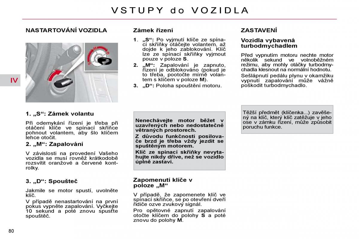 Citroen C4 Picasso I 1 owners manual navod k obsludze / page 81