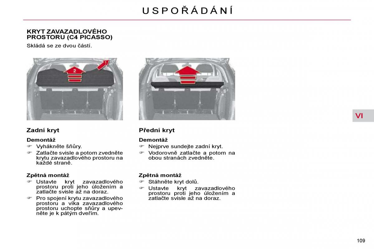 Citroen C4 Picasso I 1 owners manual navod k obsludze / page 126