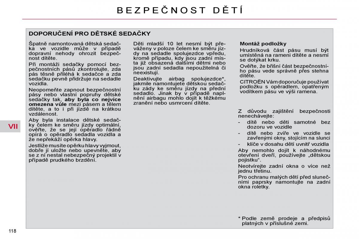 Citroen C4 Picasso I 1 owners manual navod k obsludze / page 143