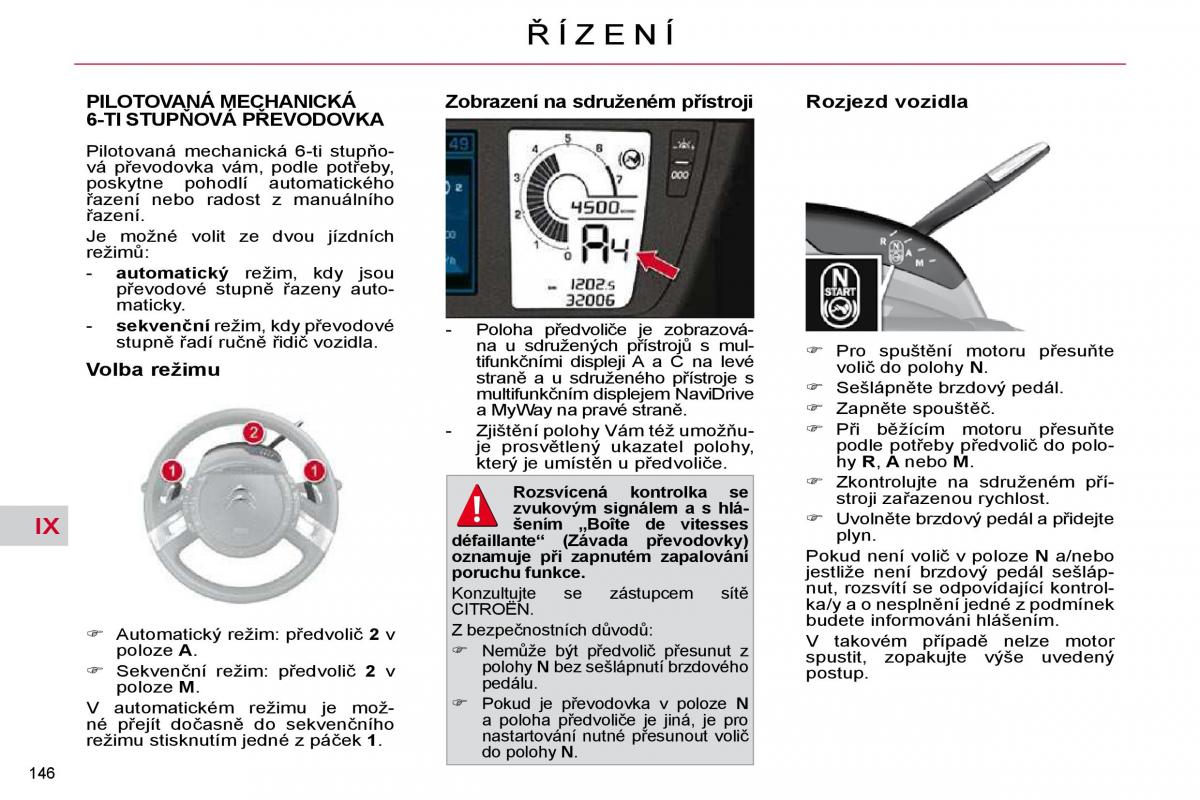 Citroen C4 Picasso I 1 owners manual navod k obsludze / page 172