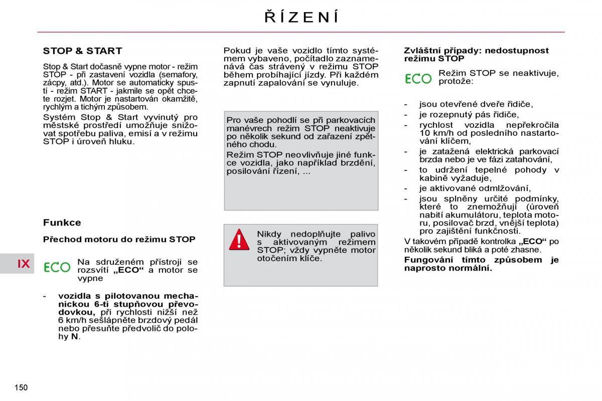 Citroen C4 Picasso I 1 owners manual navod k obsludze / page 176