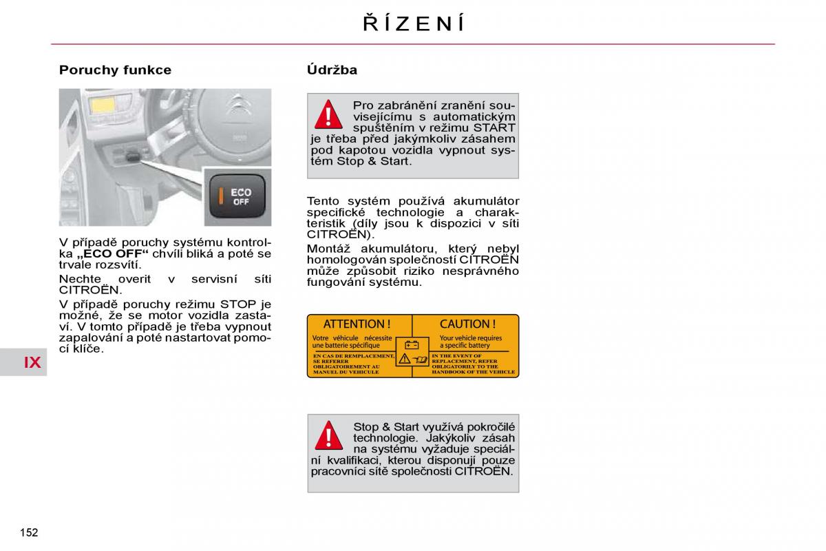 Citroen C4 Picasso I 1 owners manual navod k obsludze / page 178