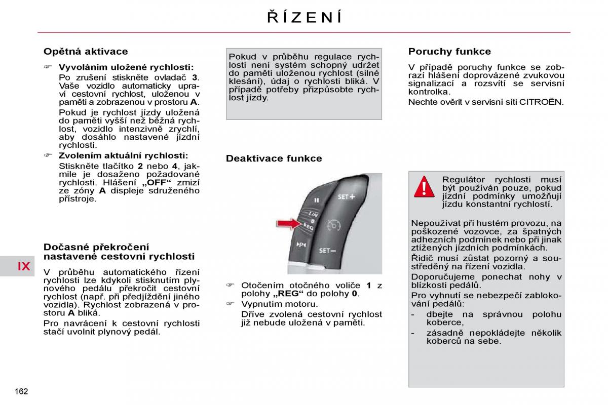 Citroen C4 Picasso I 1 owners manual navod k obsludze / page 188