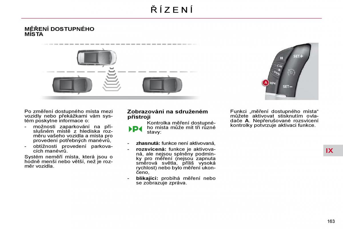 Citroen C4 Picasso I 1 owners manual navod k obsludze / page 189