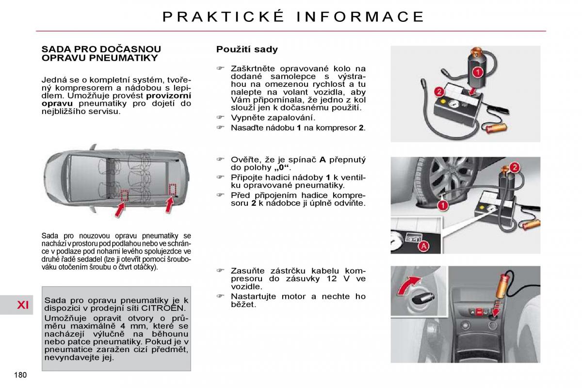 Citroen C4 Picasso I 1 owners manual navod k obsludze / page 205