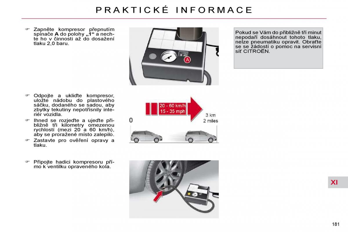 Citroen C4 Picasso I 1 owners manual navod k obsludze / page 206