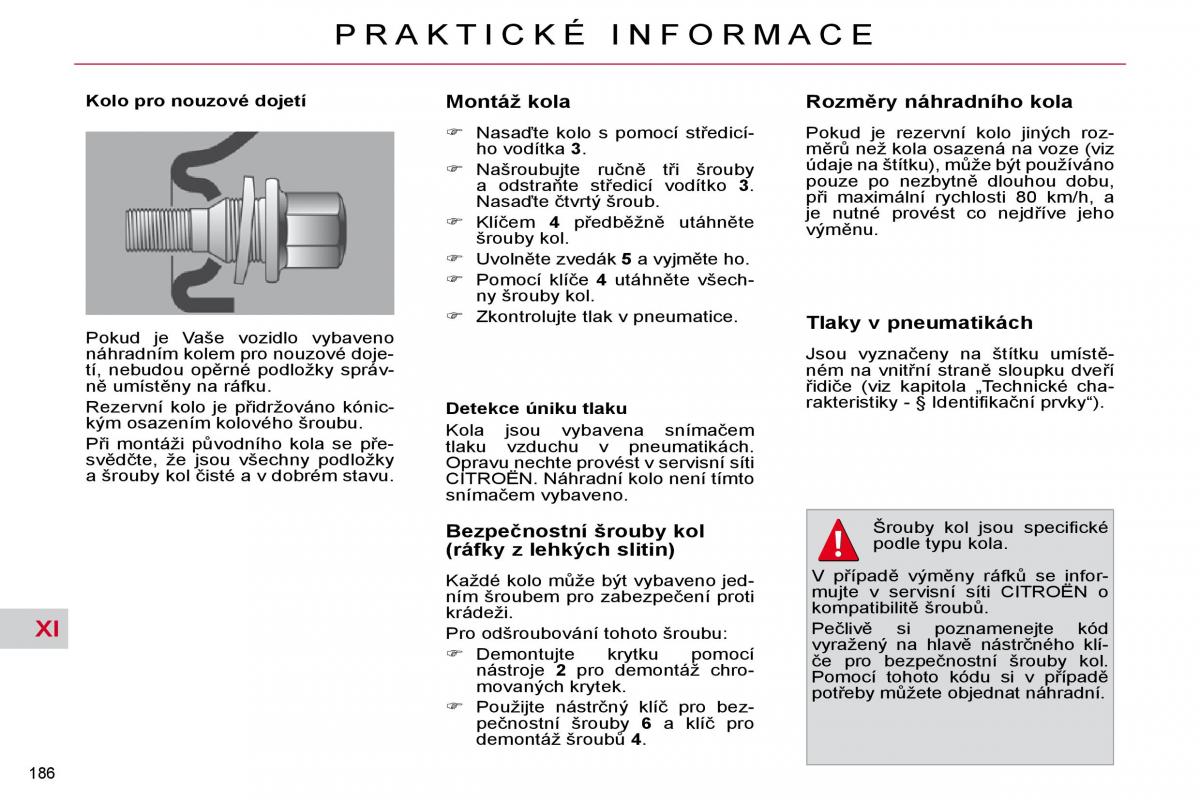 Citroen C4 Picasso I 1 owners manual navod k obsludze / page 211