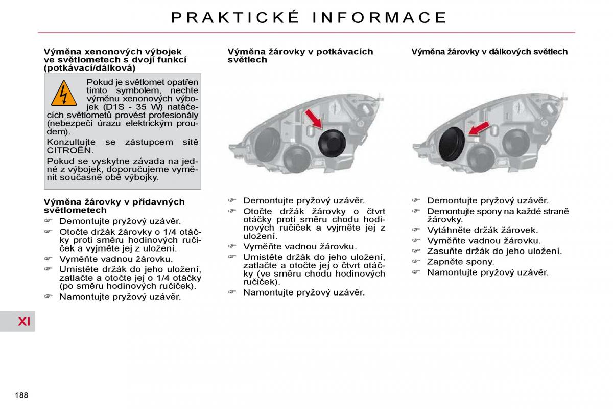 Citroen C4 Picasso I 1 owners manual navod k obsludze / page 214