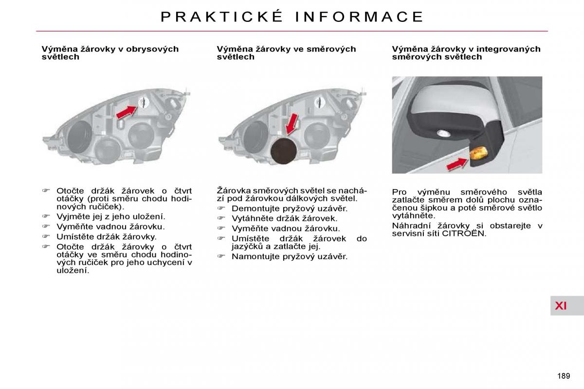 Citroen C4 Picasso I 1 owners manual navod k obsludze / page 215