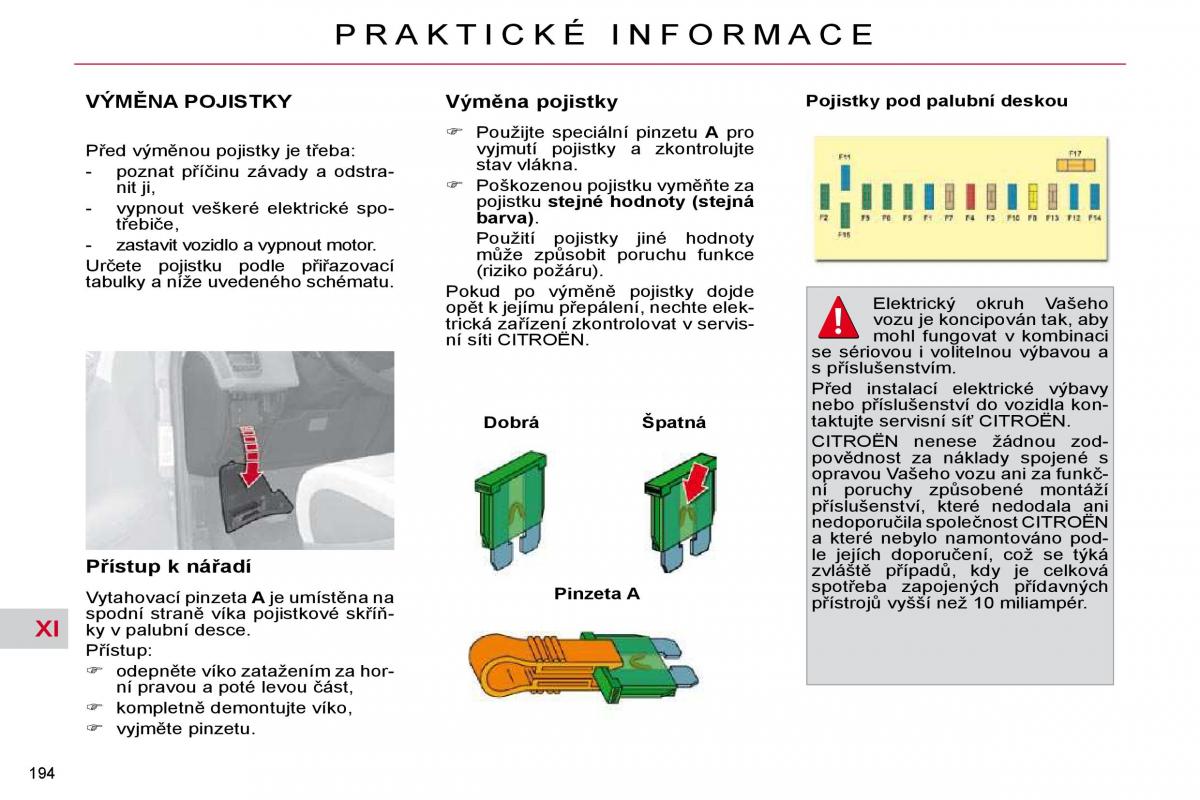 Citroen C4 Picasso I 1 owners manual navod k obsludze / page 221