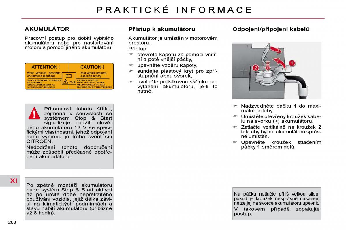 Citroen C4 Picasso I 1 owners manual navod k obsludze / page 228