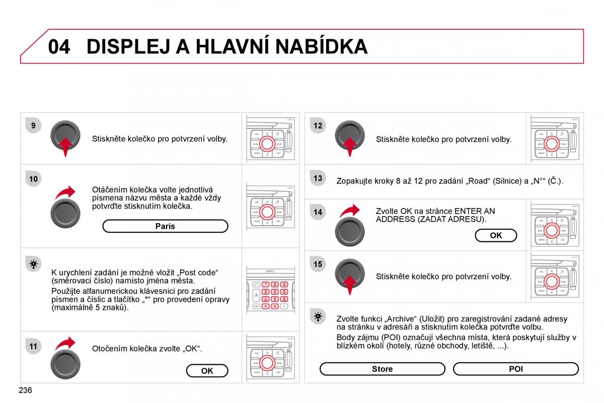 Citroen C4 Picasso I 1 owners manual navod k obsludze / page 262