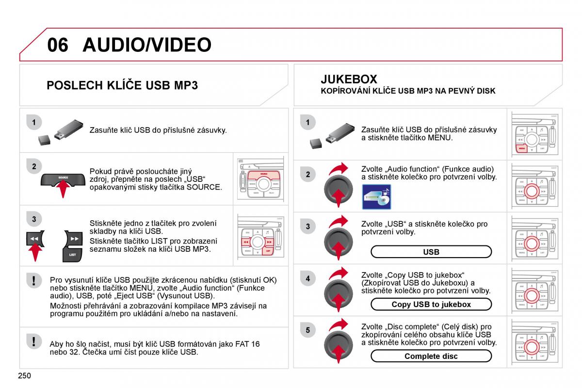 Citroen C4 Picasso I 1 owners manual navod k obsludze / page 276