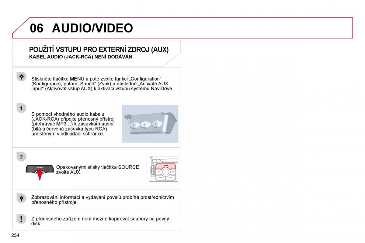 Citroen C4 Picasso I 1 owners manual navod k obsludze / page 280