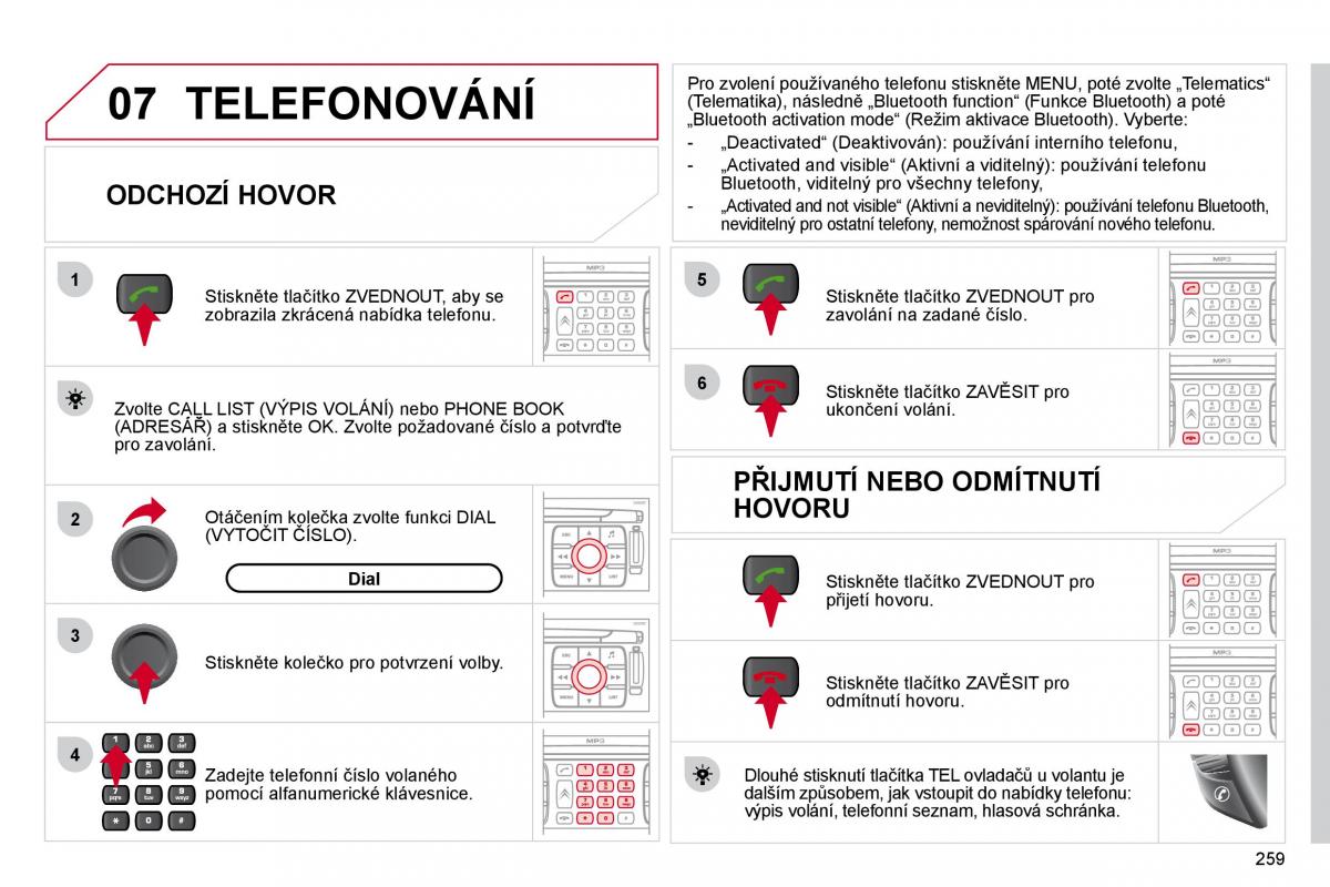 Citroen C4 Picasso I 1 owners manual navod k obsludze / page 285