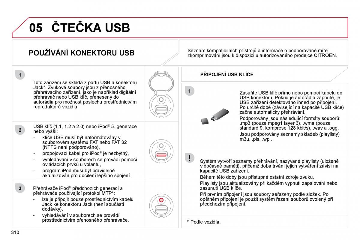 Citroen C4 Picasso I 1 owners manual navod k obsludze / page 335