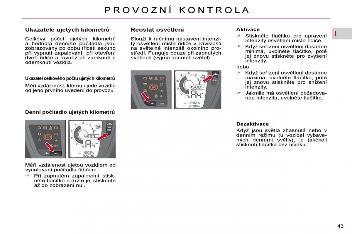 Citroen C4 Picasso I 1 owners manual navod k obsludze / page 40
