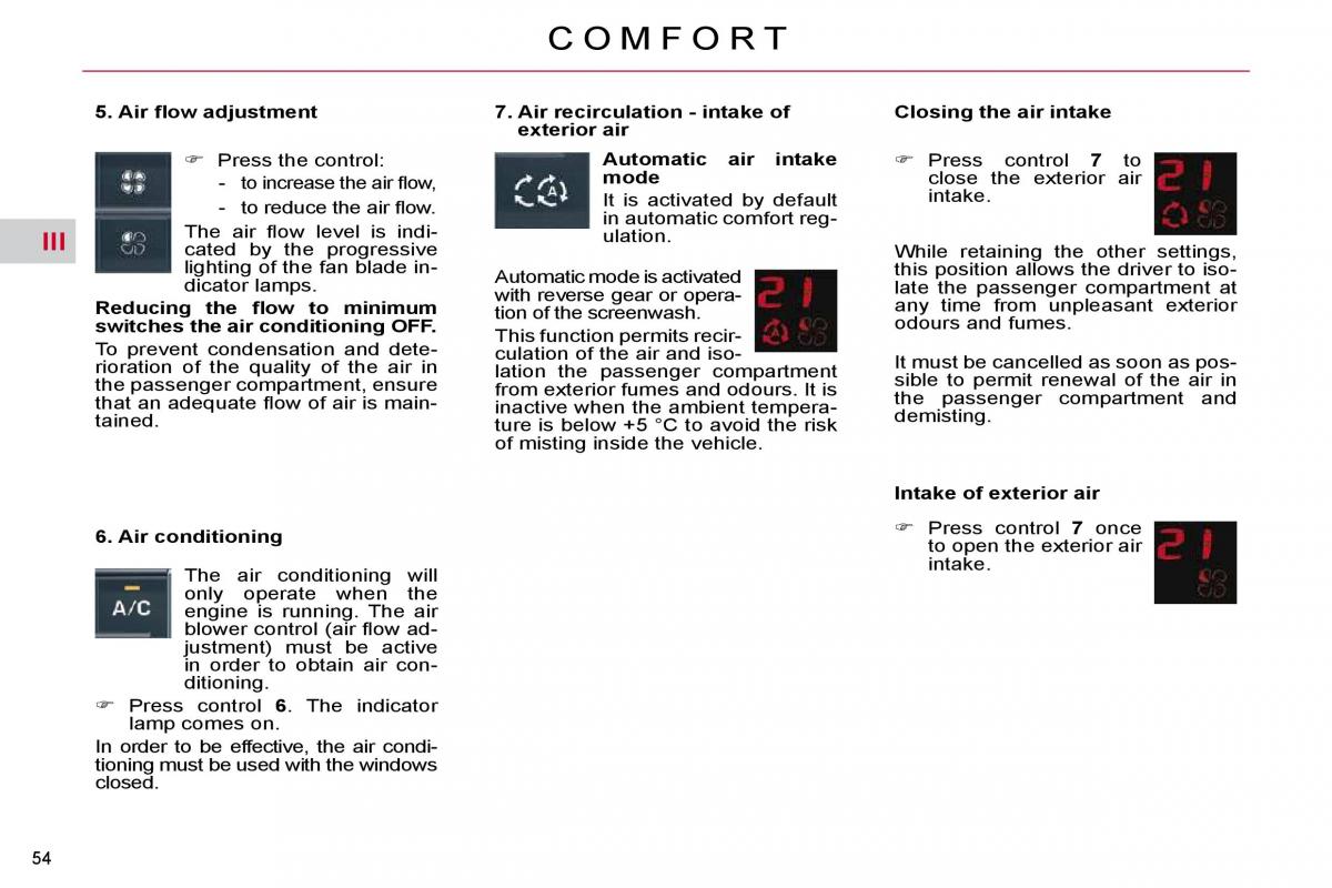 Citroen C5 II 2 owners manual / page 55