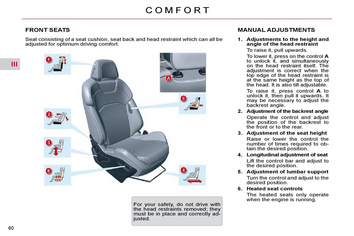 Citroen C5 II 2 owners manual / page 61