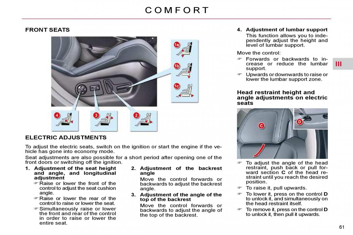 Citroen C5 II 2 owners manual / page 62