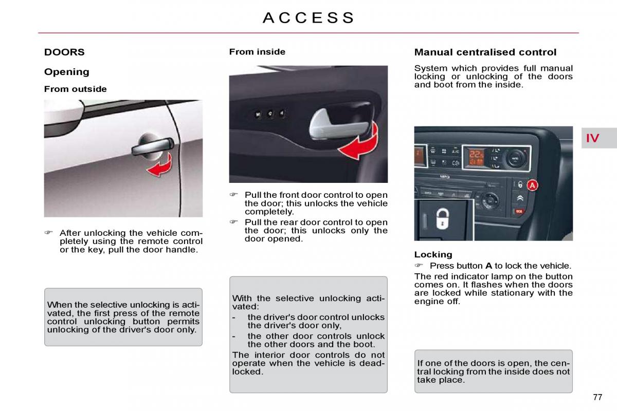 Citroen C5 II 2 owners manual / page 83