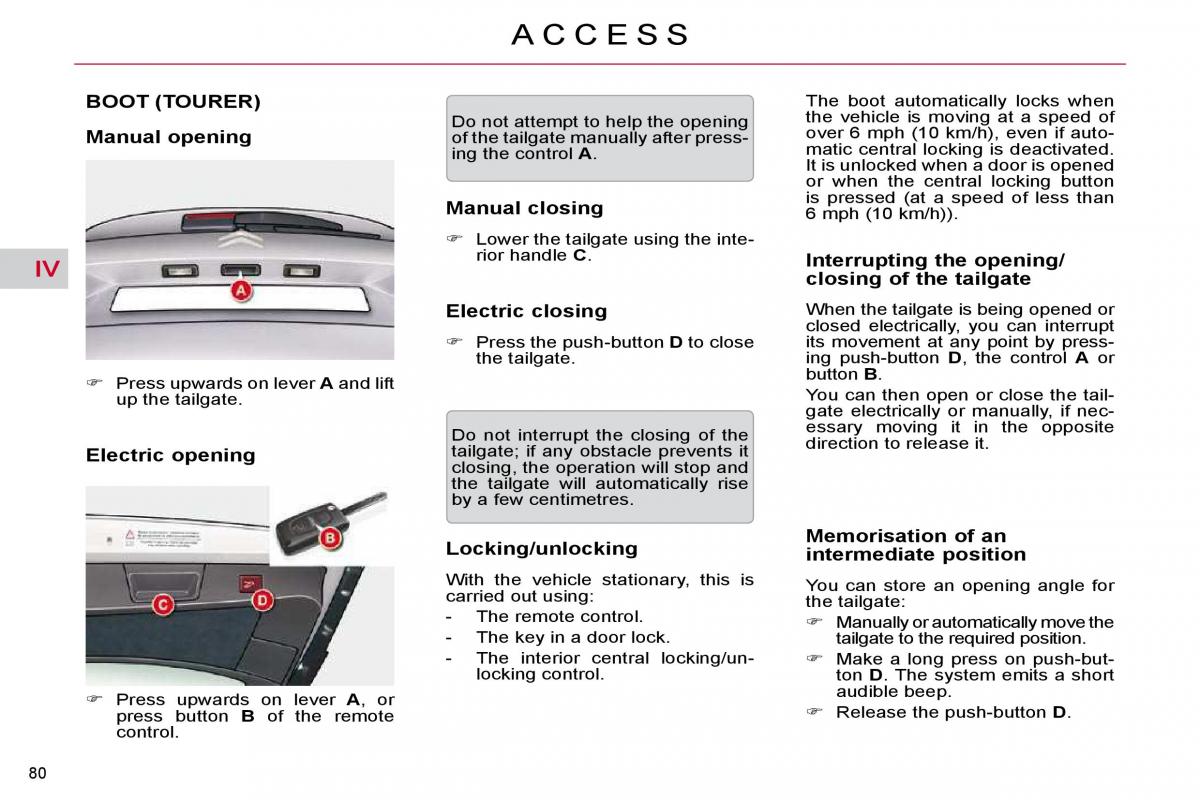 Citroen C5 II 2 owners manual / page 86