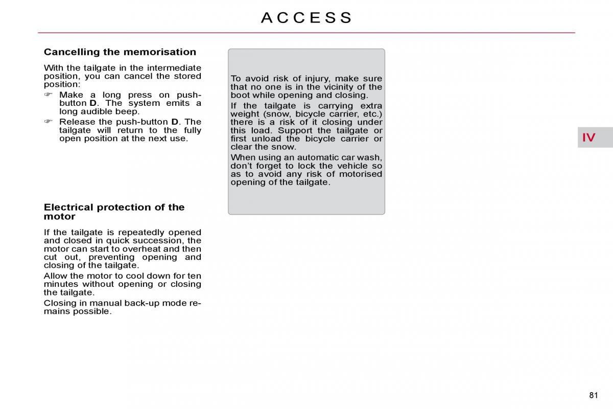 Citroen C5 II 2 owners manual / page 87