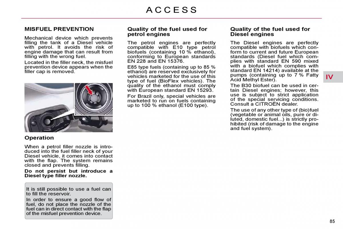 Citroen C5 II 2 owners manual / page 91