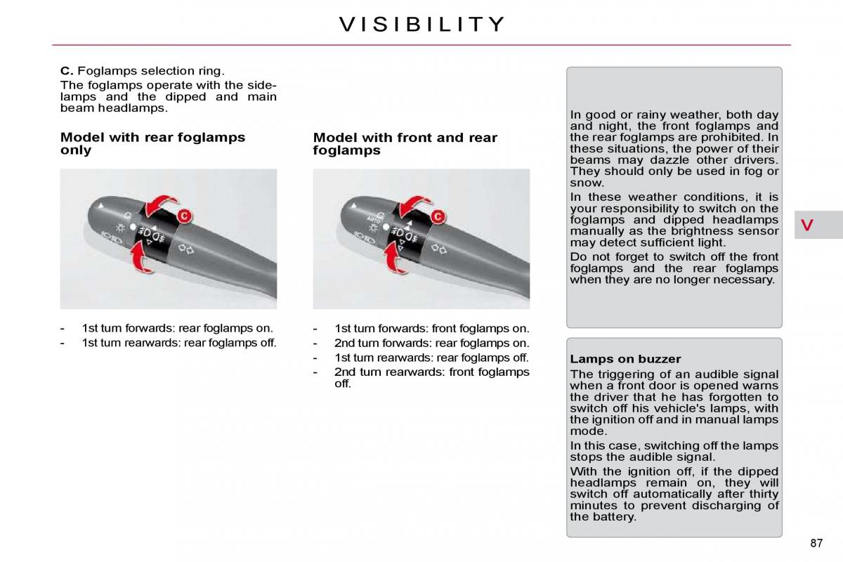 Citroen C5 II 2 owners manual / page 93