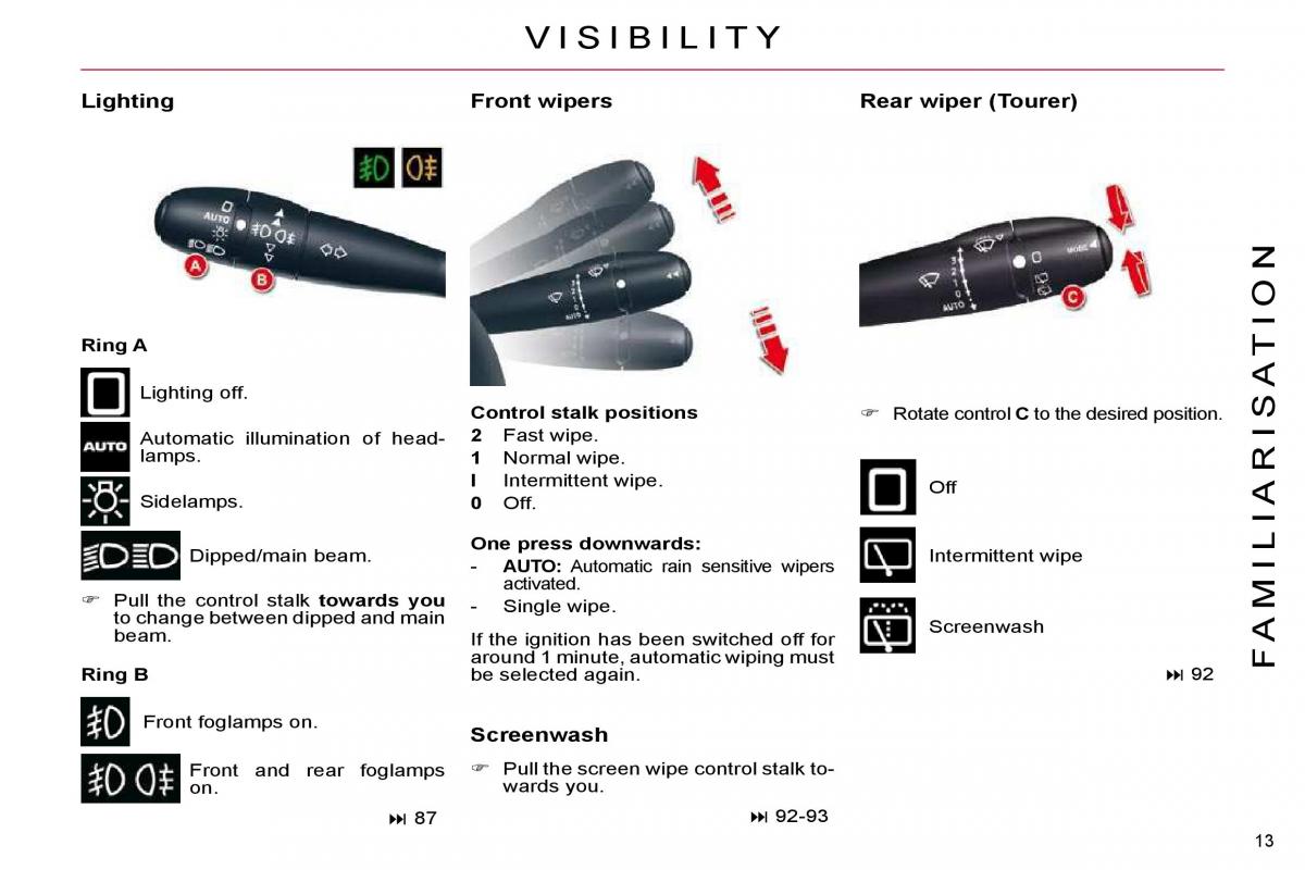 Citroen C5 II 2 owners manual / page 10