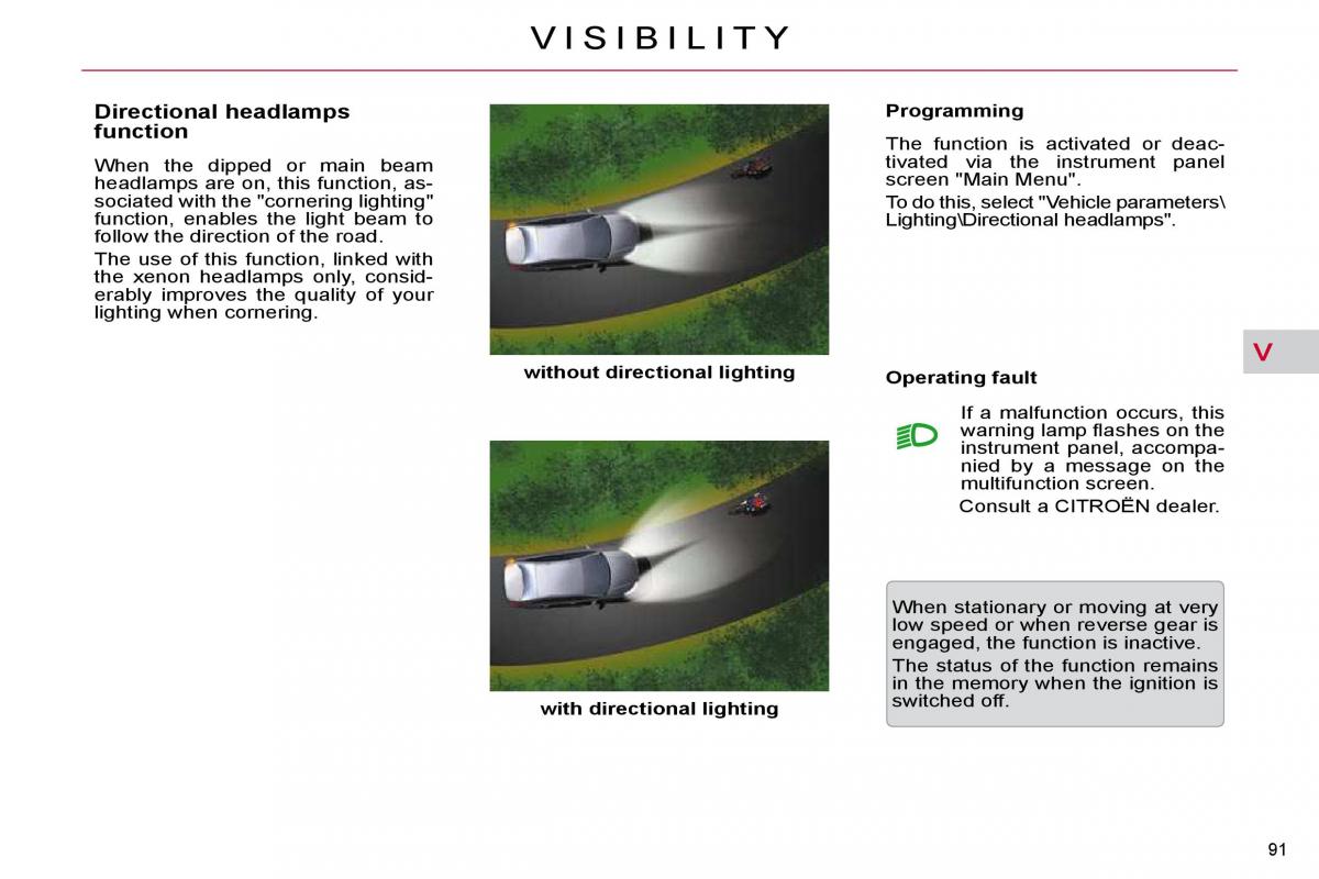 Citroen C5 II 2 owners manual / page 100