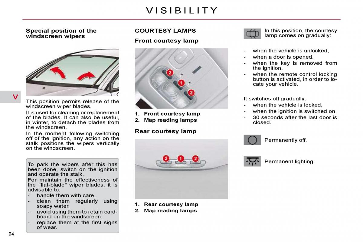 Citroen C5 II 2 owners manual / page 103