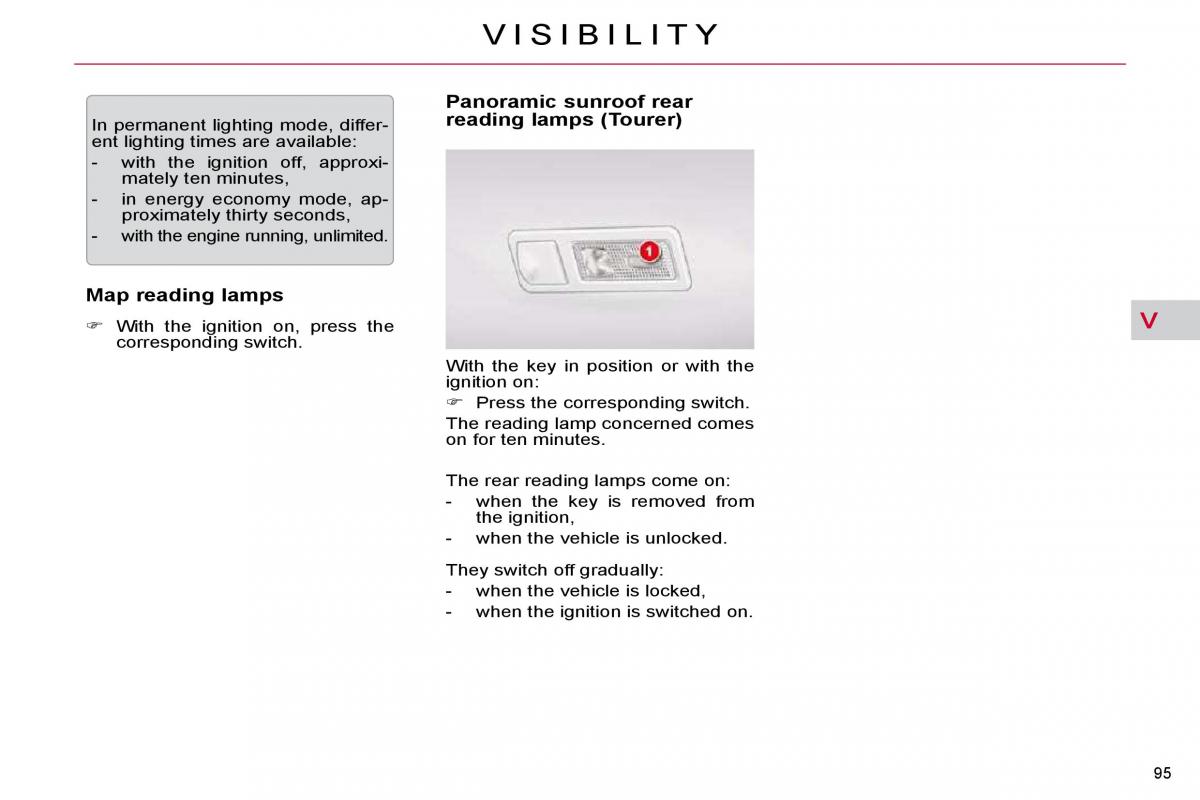 Citroen C5 II 2 owners manual / page 107