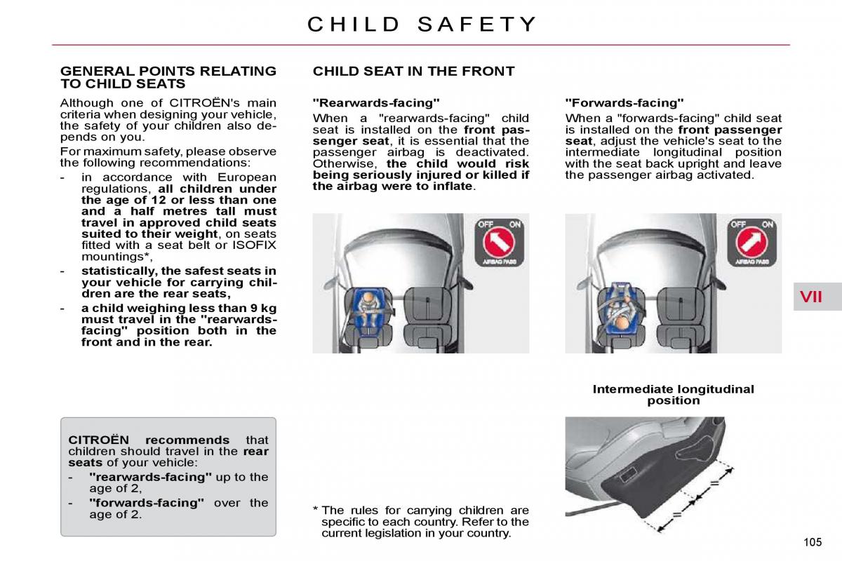 Citroen C5 II 2 owners manual / page 122