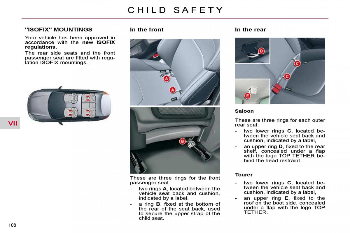 Citroen C5 II 2 owners manual / page 126