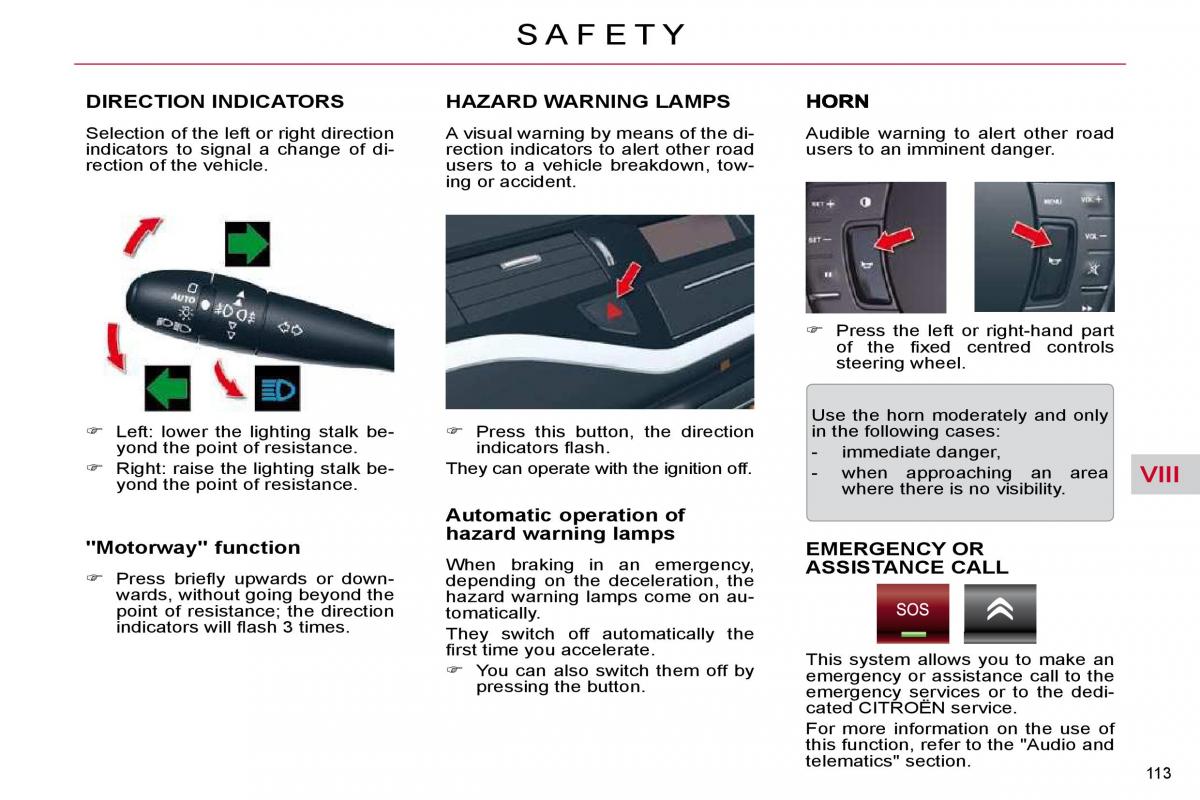 Citroen C5 II 2 owners manual / page 132