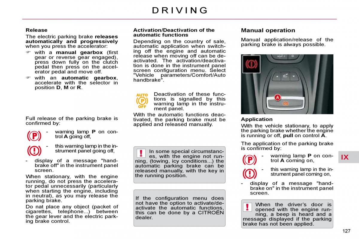 Citroen C5 II 2 owners manual / page 147