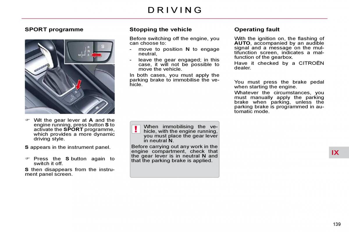 Citroen C5 II 2 owners manual / page 160