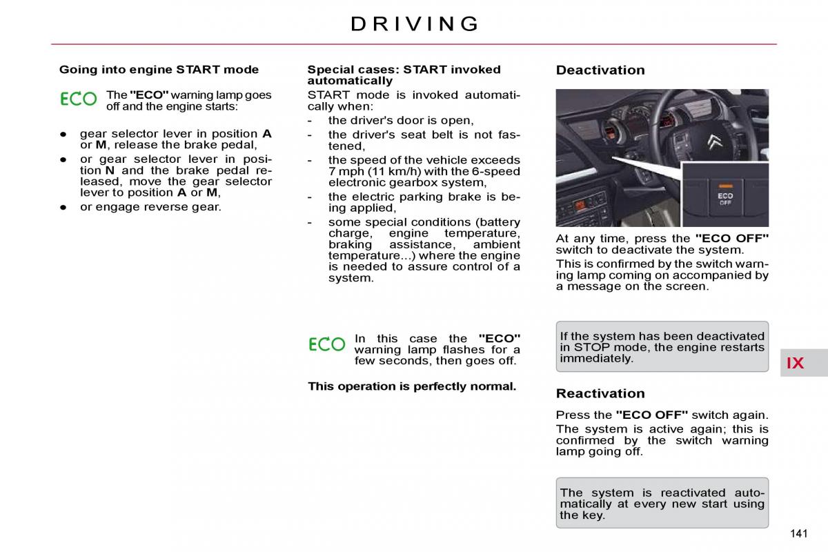 Citroen C5 II 2 owners manual / page 162