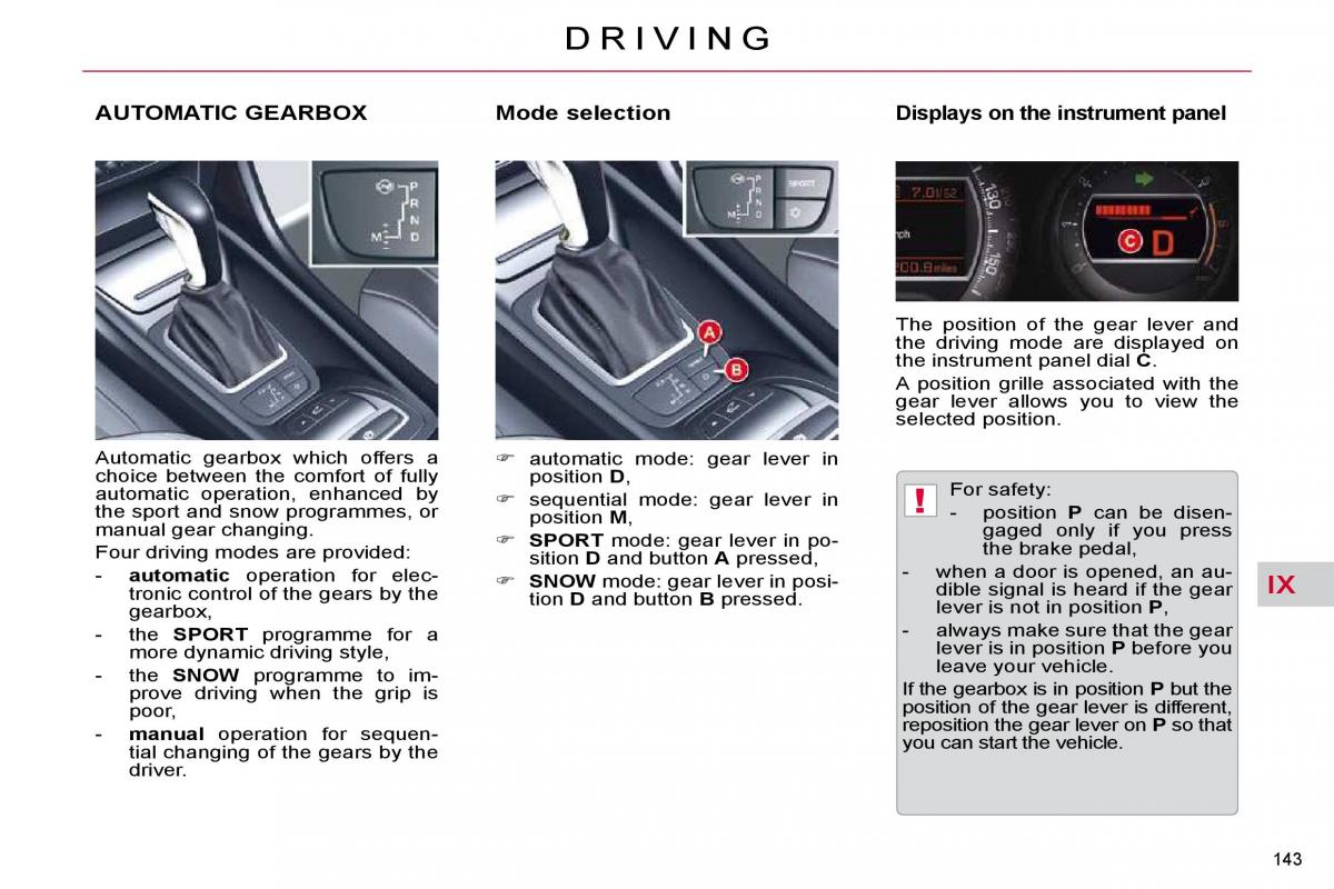 Citroen C5 II 2 owners manual / page 164